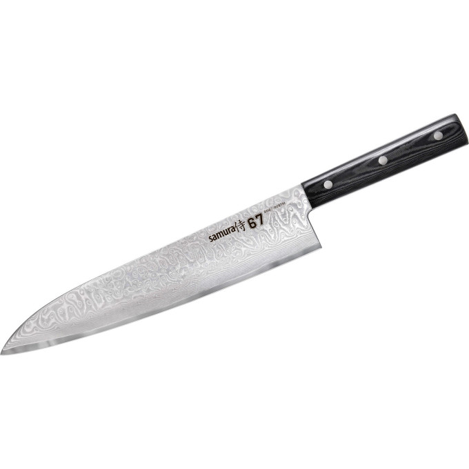Европейский шеф нож SAMURA 67 DAMASCUS SD67-0087M